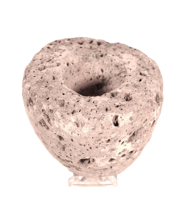 Pink Stone Mortar Artifact