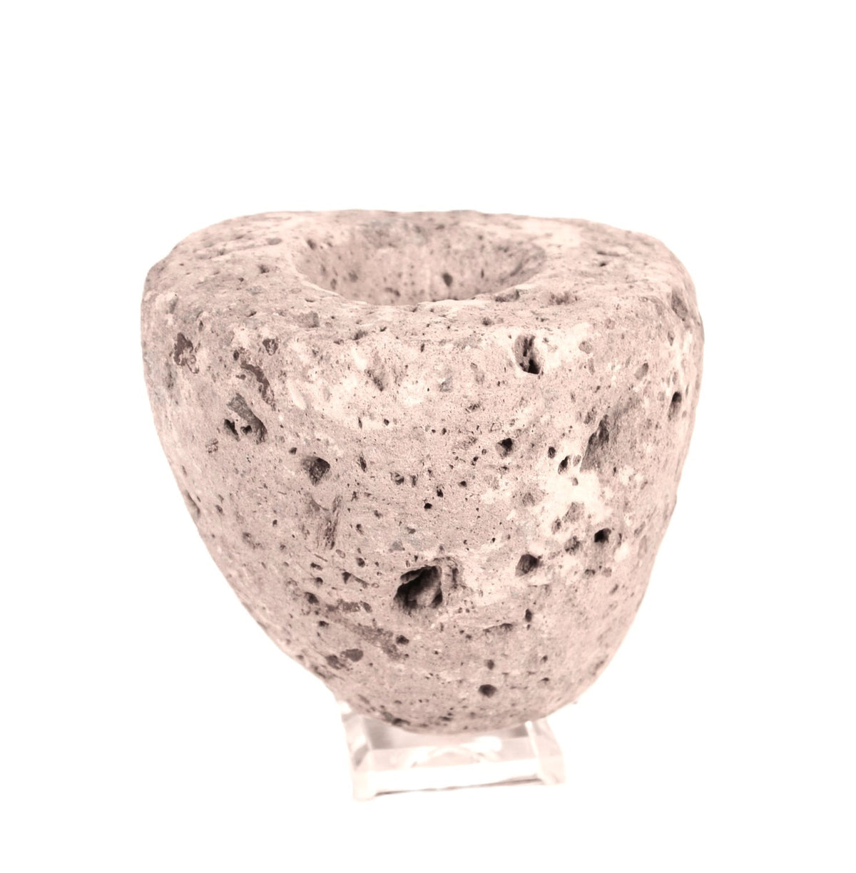 Pink Stone Mortar Artifact