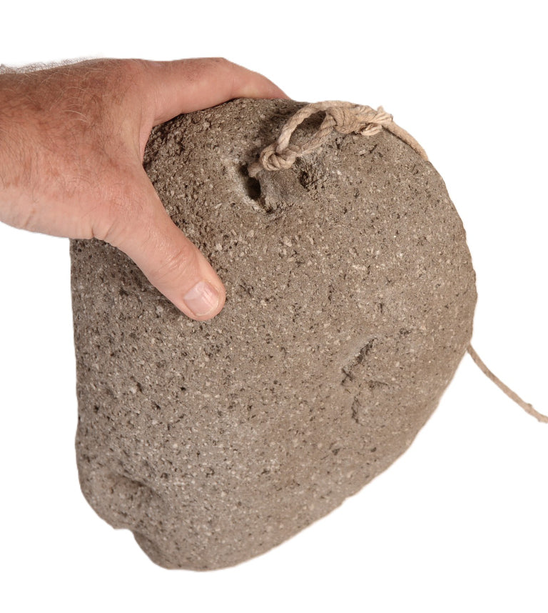Columbia River Stone Artifact with Attached Rope