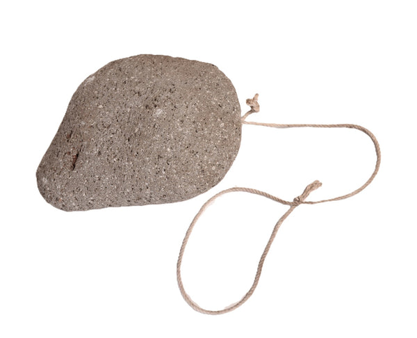 Columbia River Stone Artifact with Attached Rope