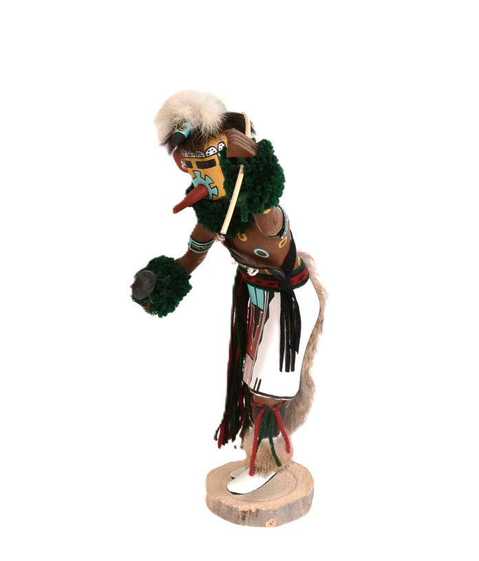 Navajo Spotted Corn Dancer Kachina Doll By B. David