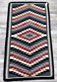 Navajo Rug, Cloud - Lightning Pattern