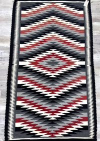 Navajo Rug, Cloud - Lightning Pattern