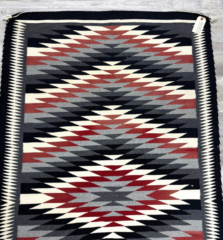 Navajo Rug, Cloud - Lightning Pattern