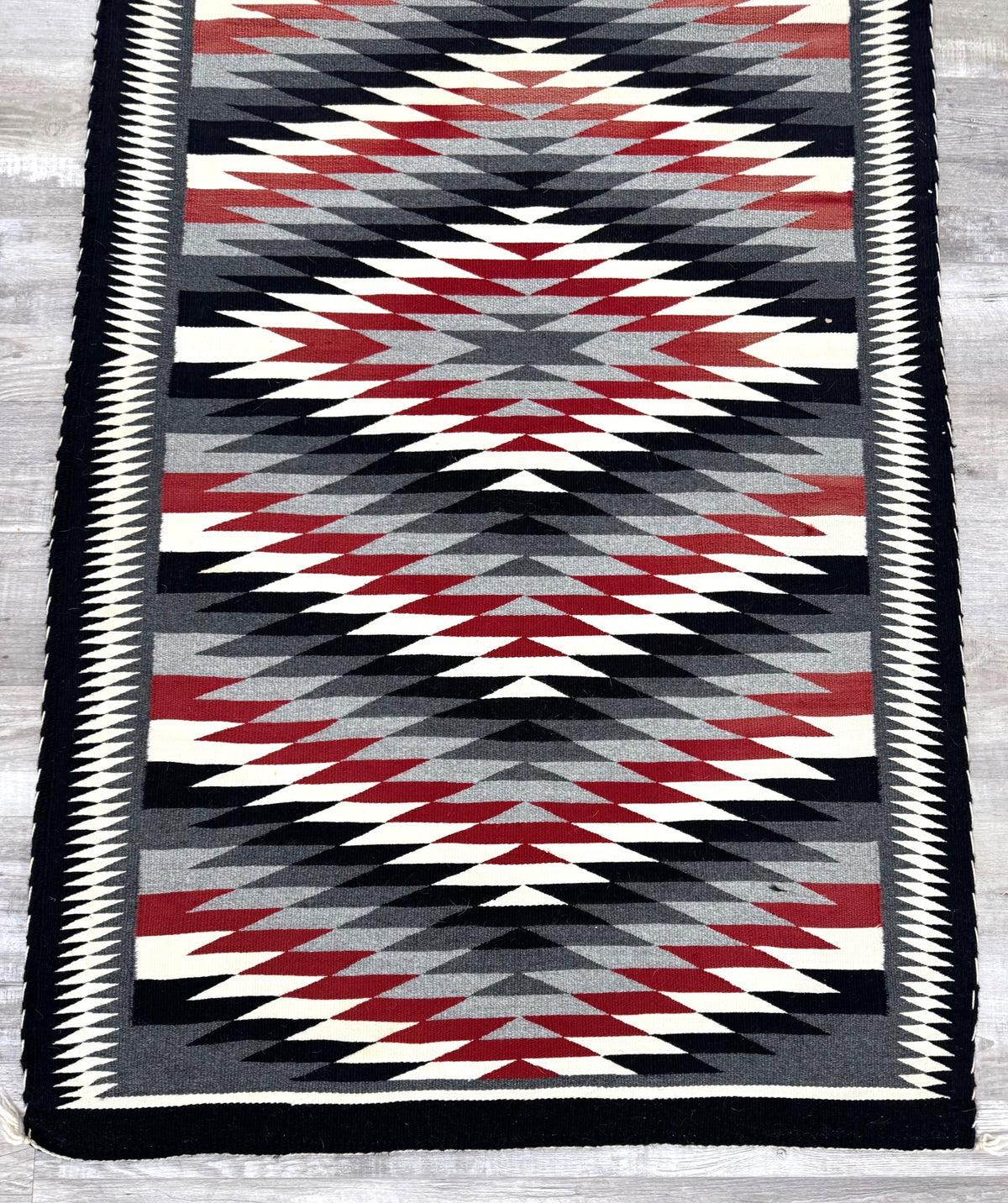 Navajo Rug, Cloud - Lightning Pattern