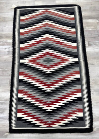 Navajo Rug, Cloud - Lightning Pattern