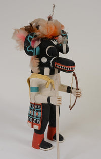 Hopi Kachina Black Ogre Soyoko Doll