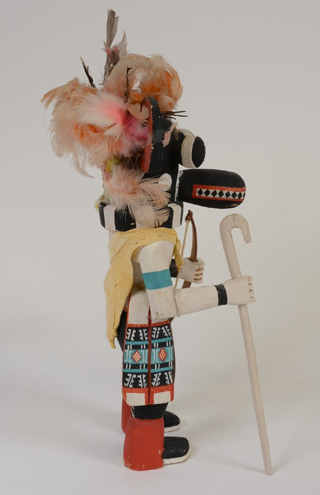Hopi Kachina Black Ogre Soyoko Doll