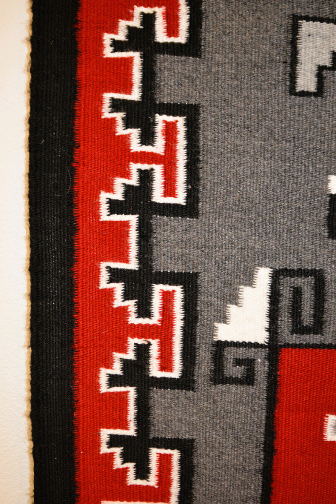 Navajo Ganado Rug by Laura Yazzie