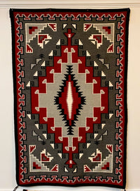 Navajo Ganado Rug by Laura Yazzie