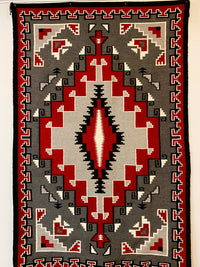 Navajo Ganado Rug by Laura Yazzie