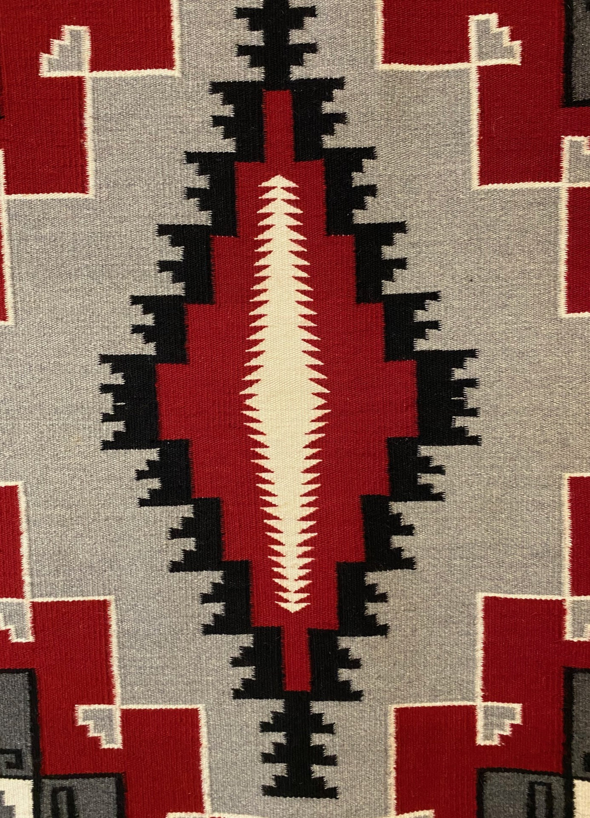 Navajo Ganado Rug by Laura Yazzie