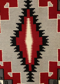 Navajo Ganado Rug by Laura Yazzie