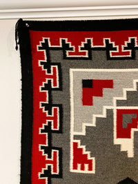 Navajo Ganado Rug by Laura Yazzie