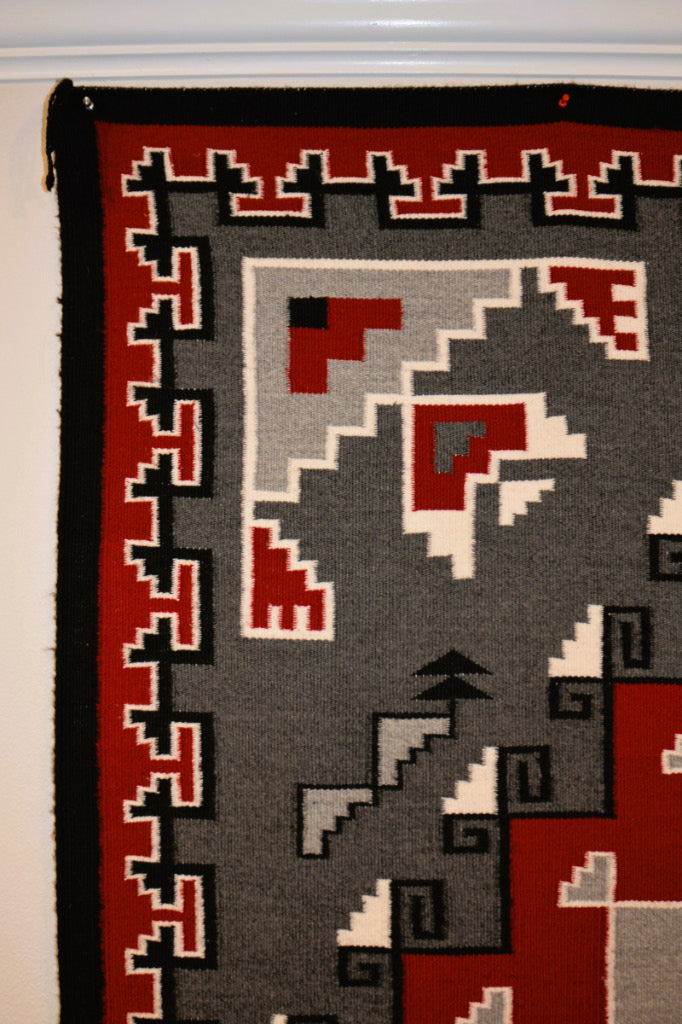 Navajo Ganado Rug by Laura Yazzie