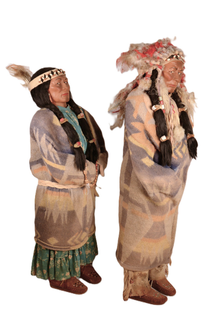 XL Skookum Male and Female with Baby Dolls Pair