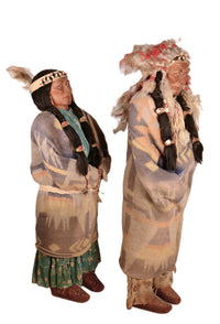 XL Skookum Male and Female with Baby Dolls Pair