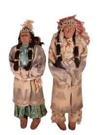 XL Skookum Male and Female with Baby Dolls Pair