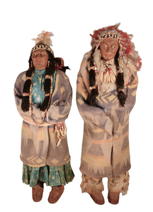 XL Skookum Male and Female with Baby Dolls Pair