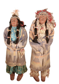 XL Skookum Male and Female with Baby Dolls Pair