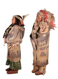 XL Skookum Male and Female with Baby Dolls Pair