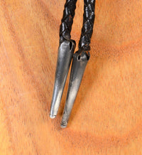 Antique Zuni Bolo Tie with Inlay Knife Winged Dancer