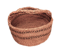 Siletz Reservation Oregon Oval Basket with Handle