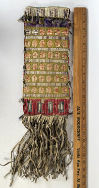 Very fine Sioux Quilled Tobacco Bag Late 19th Century