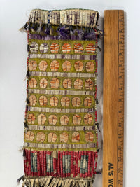 Very fine Sioux Quilled Tobacco Bag Late 19th Century