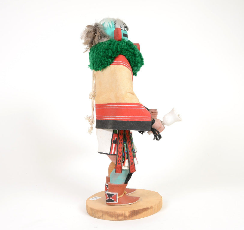 Hopi Pueblo Morning Singer Kachina Doll By Elmer Tootsie Shungopavi