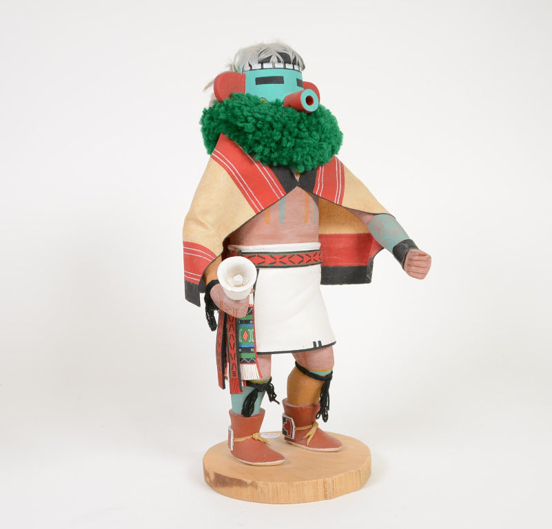 Hopi Pueblo Morning Singer Kachina Doll By Elmer Tootsie Shungopavi