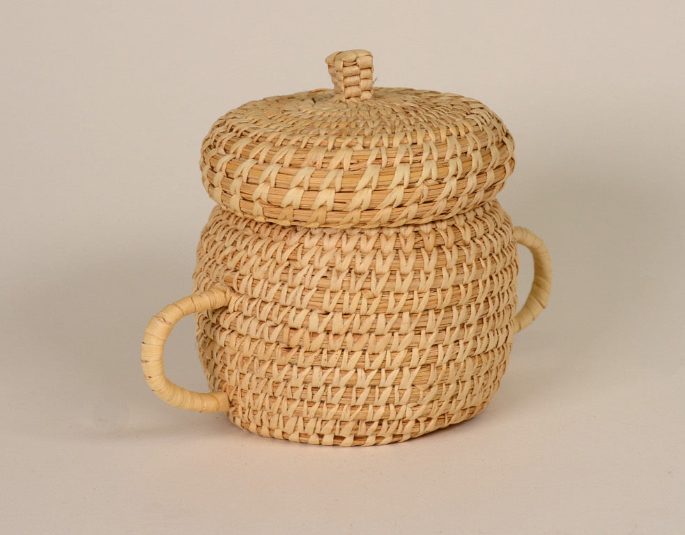 Papago Basket With Lid