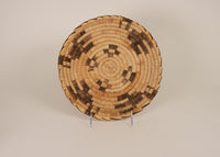 Papago Coiled Basket with Birds in Flight