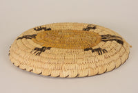 Papago Coiled Oval Basket with Turtle