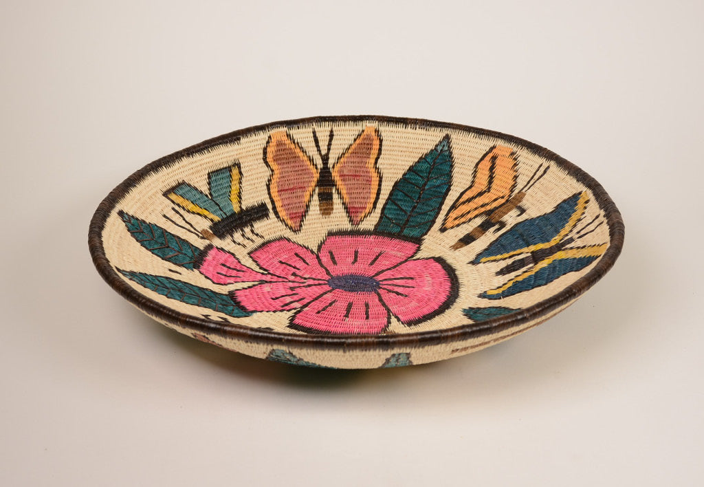 Native Wounaan Embera - Panama Coil Basket