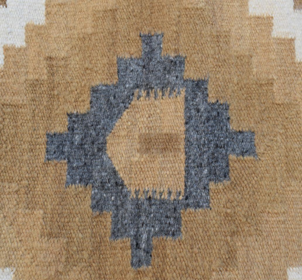 Beautiful Navajo Hogan Pictorial Rug in Earth Tones