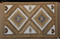 Beautiful Navajo Hogan Pictorial Rug in Earth Tones