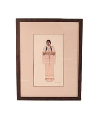 Kiowa Gouache Painting By Acee Blue Eagle