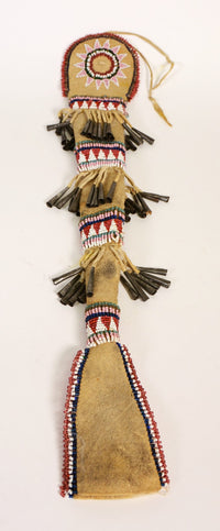 Apache Beaded Hide Awl Case