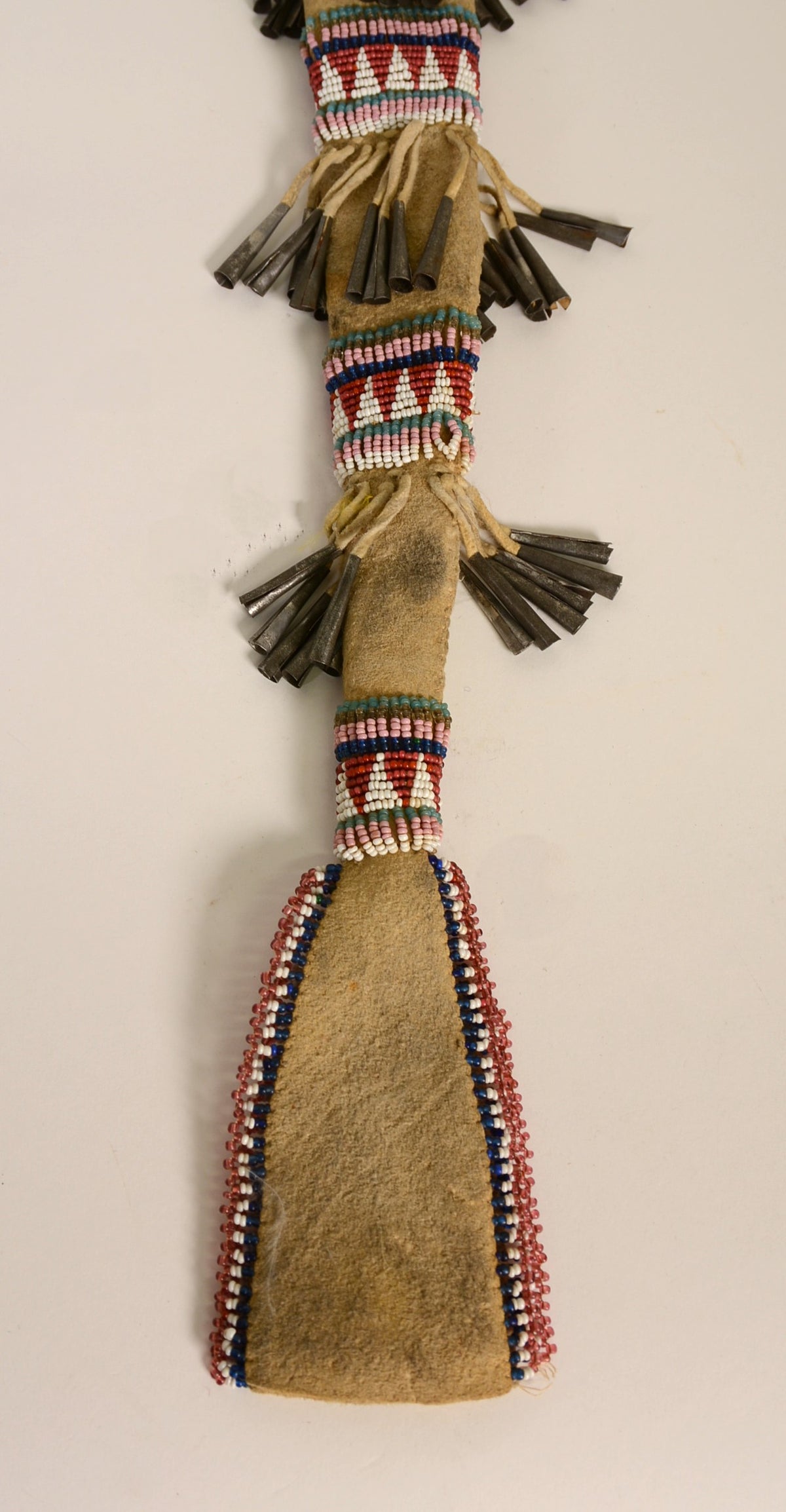 Apache Beaded Hide Awl Case