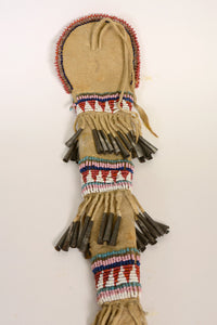 Apache Beaded Hide Awl Case