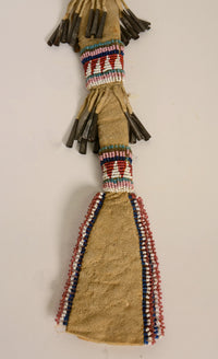 Apache Beaded Hide Awl Case