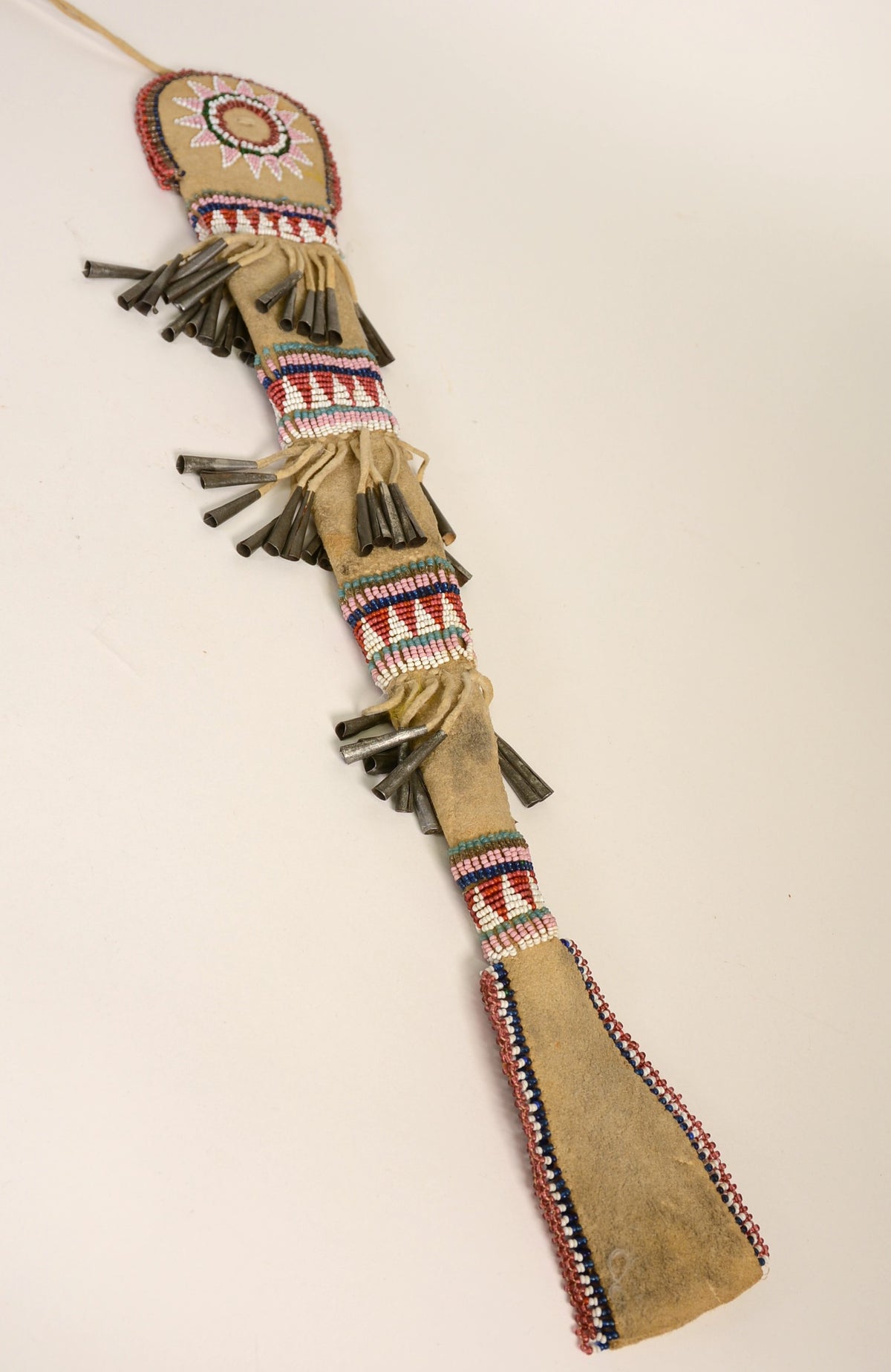 Apache Beaded Hide Awl Case