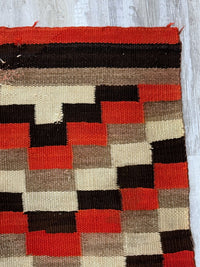 Navajo Transitional Period Checkered Blanket