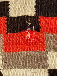 Navajo Transitional Period Checkered Blanket
