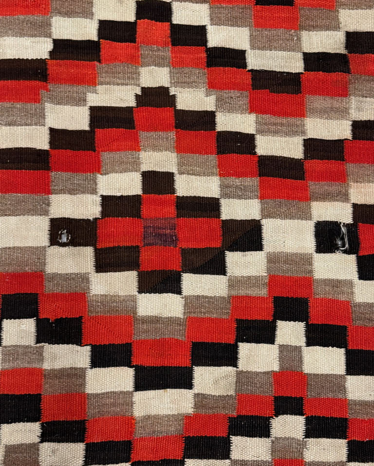 Navajo Transitional Period Checkered Blanket