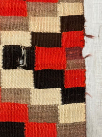 Navajo Transitional Period Checkered Blanket