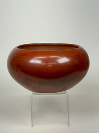 San Ildefonso Pueblo Large Red Jar Pottery By Maria & Santana