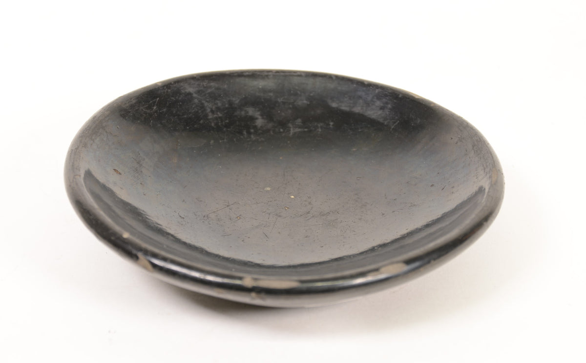 San Ildefonso Pueblo Black Plate By Maria & Santana