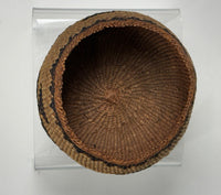 Northern California Yurok Basket of Rounded Form